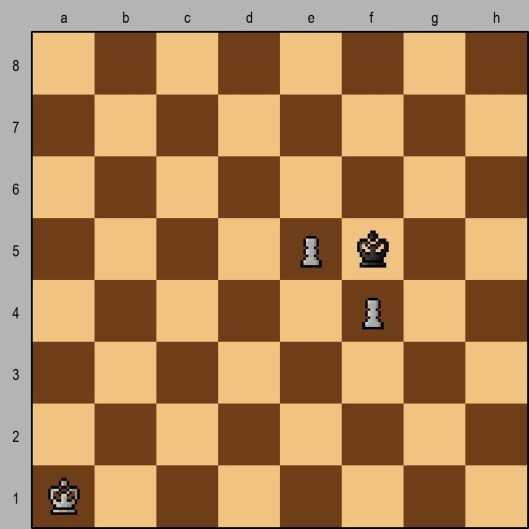 A Chain Of Pawns Against The Rule Of The Square