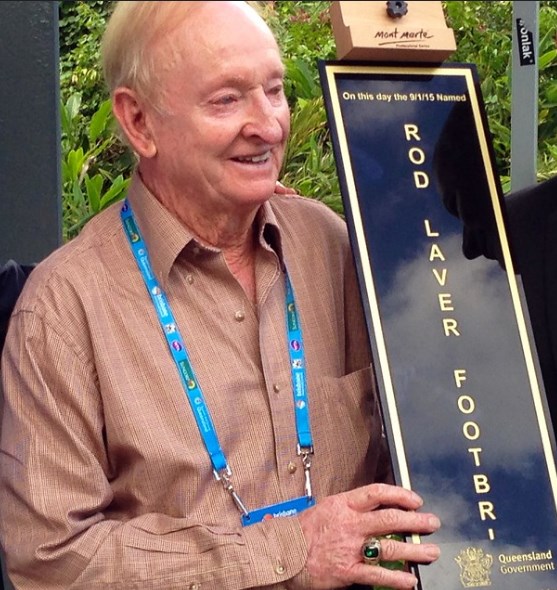 Photo of Rod Laver taken by Brisbane City Council from fickr