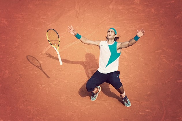 Photo of Rafael Nadal taken by Laurent and extracted from flickr