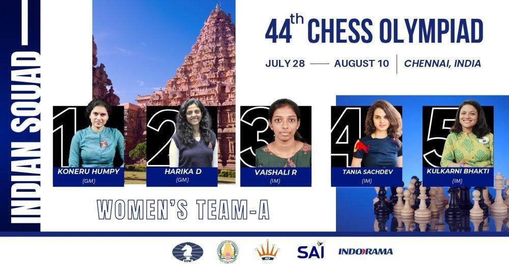 Team India A women's section; credits: AICF India