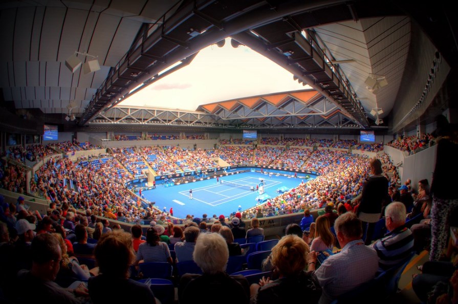 Photo of Margaret Court Arena taken by Mark Heath extracted from flickr
